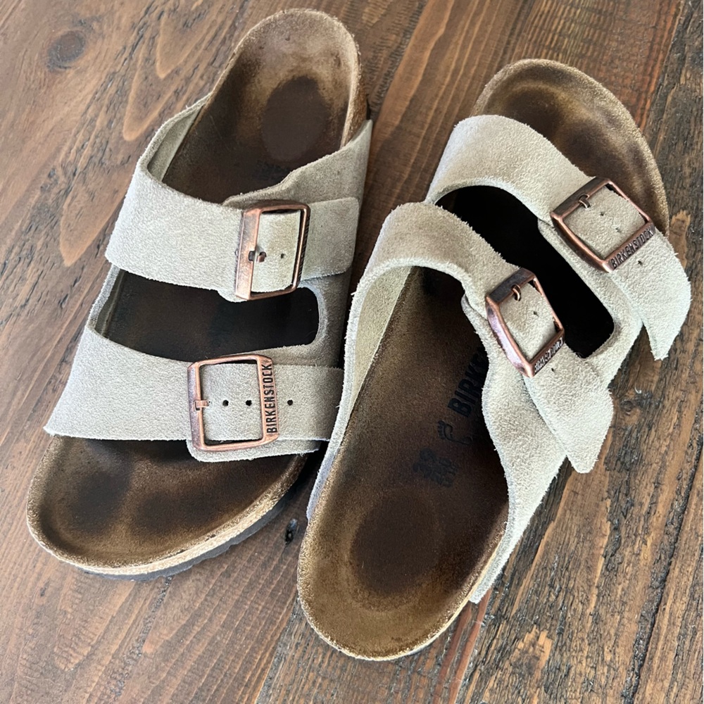 Birkenstock Arizona Taupe Suede